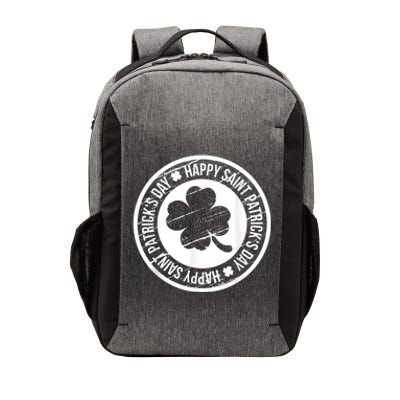 Happy St Patricks Day Irish Holiday Shamrock Vector Backpack