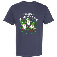 Happy St PatrickS Day Three Gnomes Truck St Patricks Day Garment-Dyed Heavyweight T-Shirt