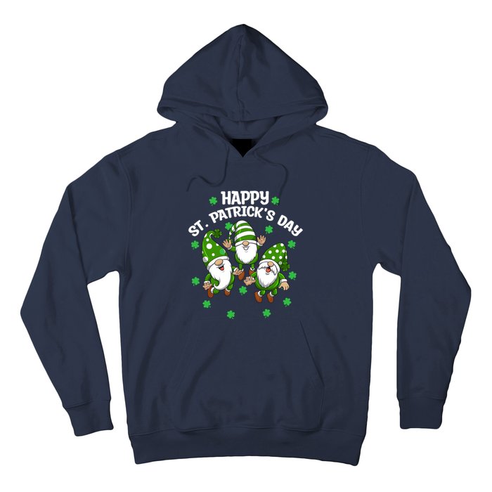 Happy St PatrickS Day Three Gnomes Truck St Patricks Day Hoodie