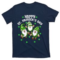 Happy St PatrickS Day Three Gnomes Truck St Patricks Day T-Shirt