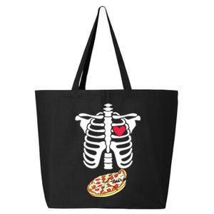 Halloween Skeleton Pregnancy Pizza Xray Dad To Be 25L Jumbo Tote