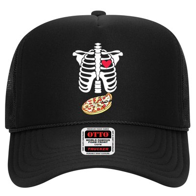 Halloween Skeleton Pregnancy Pizza Xray Dad To Be Trucker Hat