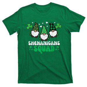 Happy St Patrick's Day Gnomes Shenanigans Squad   s T-Shirt