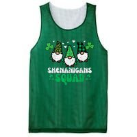 Happy St Patrick's Day Gnomes Shenanigans Squad   s Mesh Reversible Basketball Jersey Tank