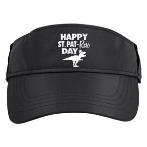 Happy St. Pat Rex Day Dino Funny St Patricks Day Adult Drive Performance Visor