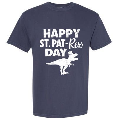 Happy St. Pat Rex Day Dino Funny St Patricks Day Garment-Dyed Heavyweight T-Shirt