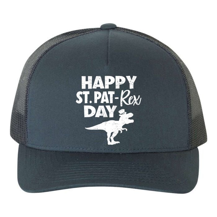 Happy St. Pat Rex Day Dino Funny St Patricks Day Yupoong Adult 5-Panel Trucker Hat