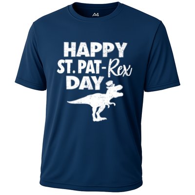 Happy St. Pat Rex Day Dino Funny St Patricks Day Performance Shirt