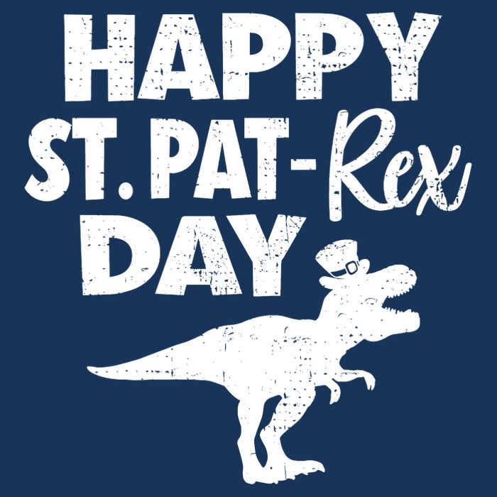 Happy St. Pat Rex Day Dino Funny St Patricks Day Drawstring Bag
