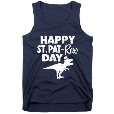 Happy St. Pat Rex Day Dino Funny St Patricks Day Tank Top