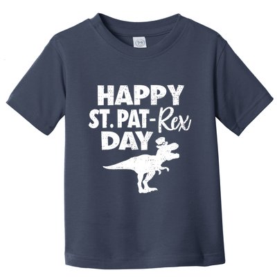Happy St. Pat Rex Day Dino Funny St Patricks Day Toddler T-Shirt