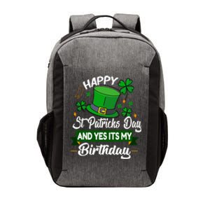 Happy St Patricks Day ItS My Birthday Saint Patricks Day Vector Backpack