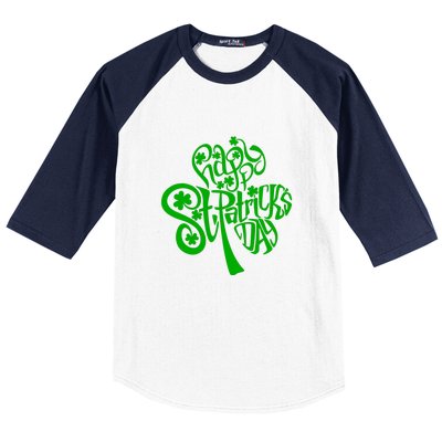 Happy St. Patricks Day Essential Gift Baseball Sleeve Shirt