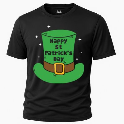 Happy St Patricks Day Green Hat Cooling Performance Crew T-Shirt