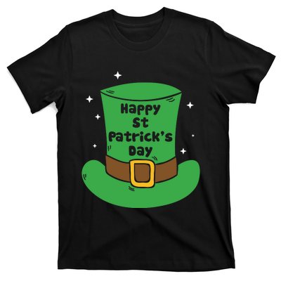 Happy St Patricks Day Green Hat T-Shirt