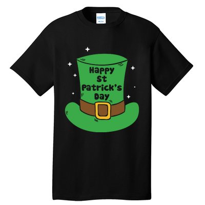 Happy St Patricks Day Green Hat Tall T-Shirt