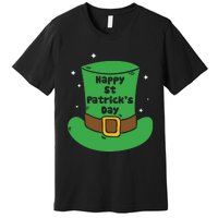 Happy St Patricks Day Green Hat Premium T-Shirt