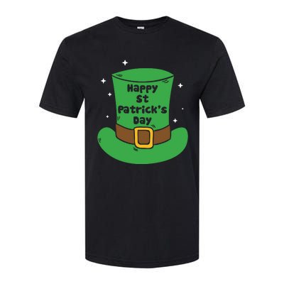 Happy St Patricks Day Green Hat Softstyle® CVC T-Shirt