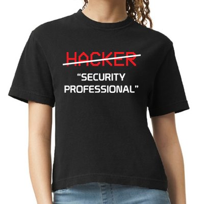 Hacker Security Professional Funny Programmer Gift Comfort Colors Boxy T-Shirt