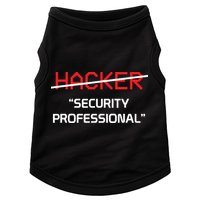 Hacker Security Professional Funny Programmer Gift Doggie Tank