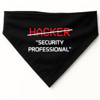 Hacker Security Professional Funny Programmer Gift USA-Made Doggie Bandana