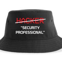Hacker Security Professional Funny Programmer Gift Sustainable Bucket Hat