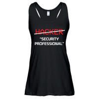 Hacker Security Professional Funny Programmer Gift Ladies Essential Flowy Tank