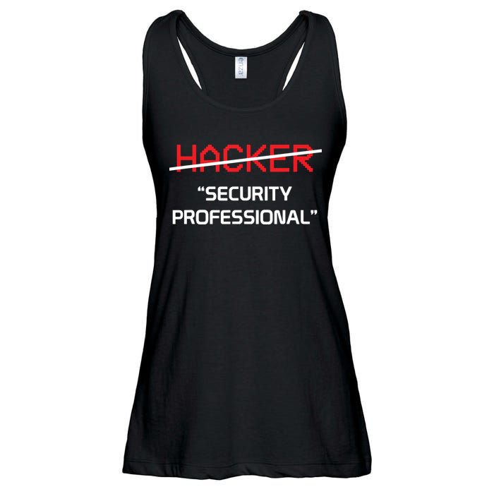 Hacker Security Professional Funny Programmer Gift Ladies Essential Flowy Tank