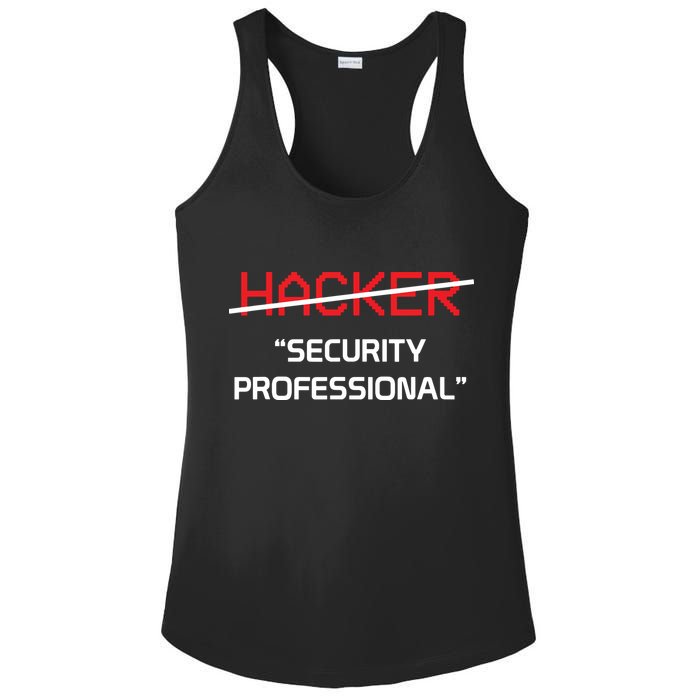 Hacker Security Professional Funny Programmer Gift Ladies PosiCharge Competitor Racerback Tank