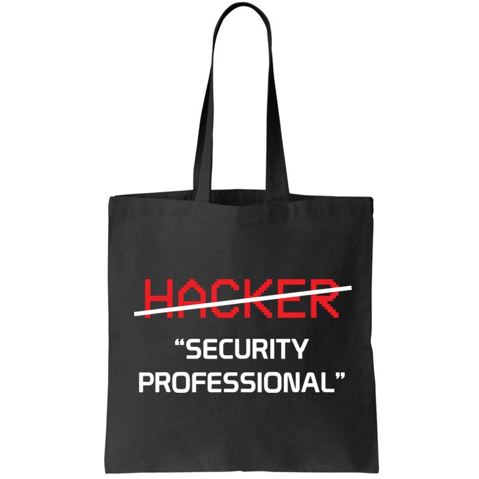 Hacker Security Professional Funny Programmer Gift Tote Bag