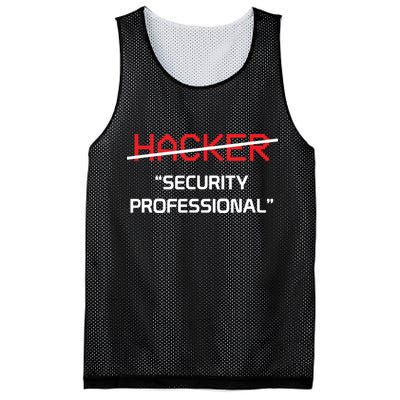 Hacker Security Professional Funny Programmer Gift Mesh Reversible Basketball Jersey Tank