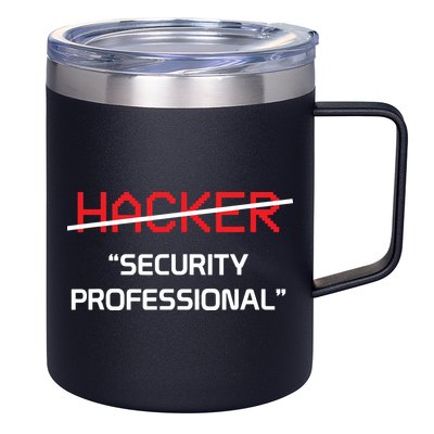 Hacker Security Professional Funny Programmer Gift 12oz Stainless Steel Coffee Mug