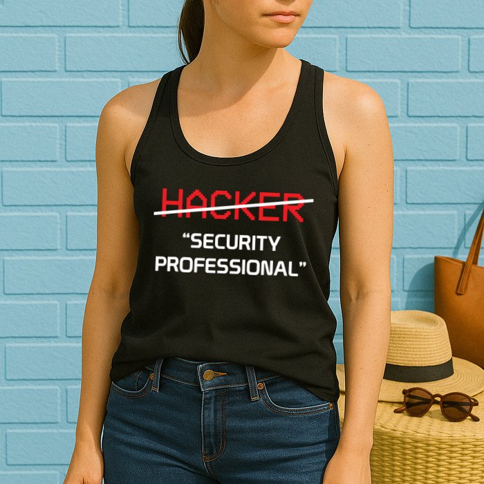 Hacker Security Professional Funny Programmer Gift Womens Tank Top