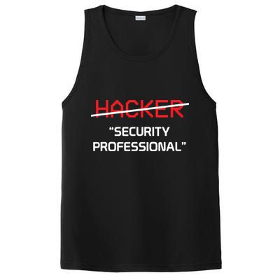 Hacker Security Professional Funny Programmer Gift PosiCharge Competitor Tank