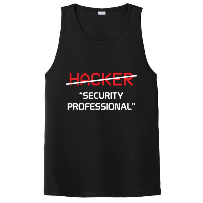 Hacker Security Professional Funny Programmer Gift PosiCharge Competitor Tank