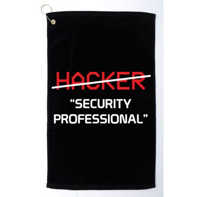 Hacker Security Professional Funny Programmer Gift Golf Towel