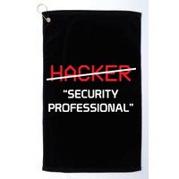 Hacker Security Professional Funny Programmer Gift Golf Towel