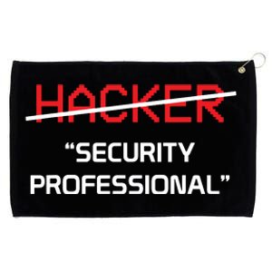 Hacker Security Professional Funny Programmer Gift Grommeted Golf Towel