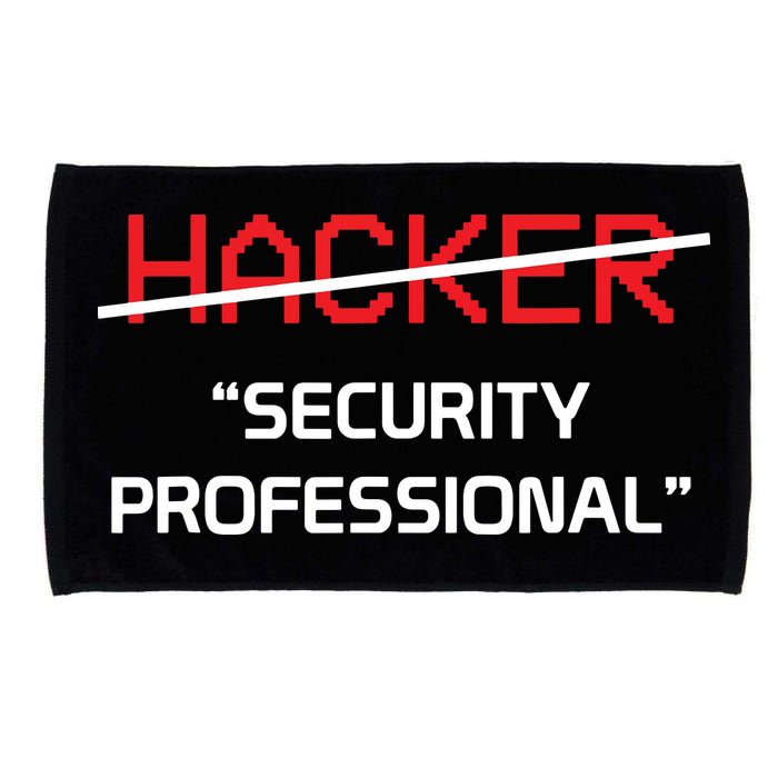 Hacker Security Professional Funny Programmer Gift Microfiber Hand Towel