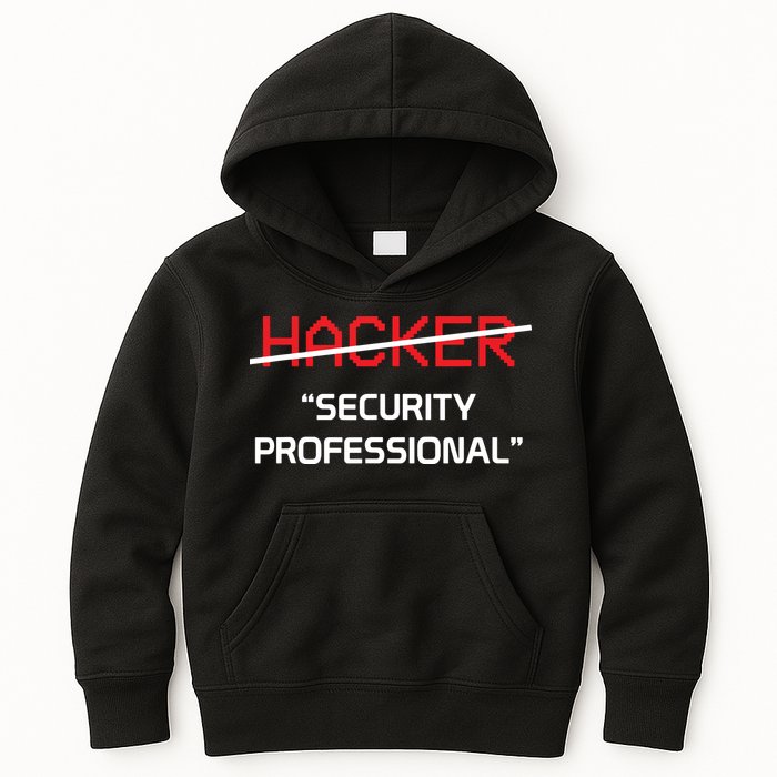Hacker Security Professional Funny Programmer Gift Kids Hoodie