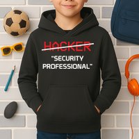 Hacker Security Professional Funny Programmer Gift Kids Hoodie
