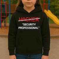 Hacker Security Professional Funny Programmer Gift Kids Hoodie