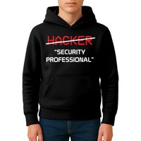 Hacker Security Professional Funny Programmer Gift Kids Hoodie