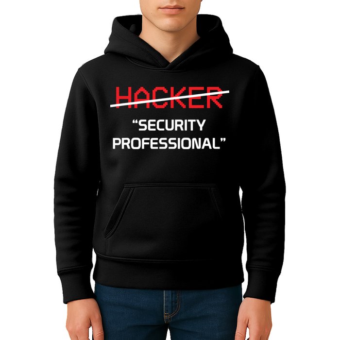 Hacker Security Professional Funny Programmer Gift Kids Hoodie