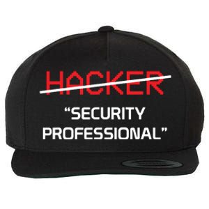 Hacker Security Professional Funny Programmer Gift Wool Snapback Cap