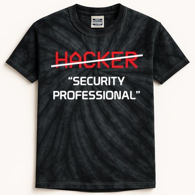 Hacker Security Professional Funny Programmer Gift Kids Tie-Dye T-Shirt