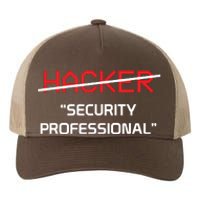 Hacker Security Professional Funny Programmer Gift Yupoong Adult 5-Panel Trucker Hat