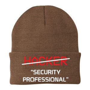 Hacker Security Professional Funny Programmer Gift Knit Cap Winter Beanie