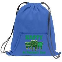 Happy St Patrick's Day Cute Tooth Dentist Meaningful Gift Sweatshirt Cinch Pack Bag