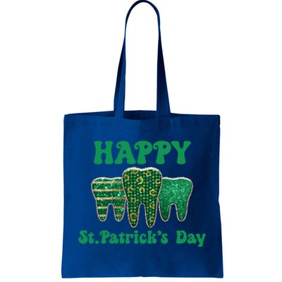 Happy St Patrick's Day Cute Tooth Dentist Meaningful Gift Tote Bag